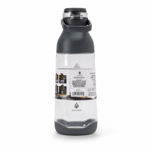 Manna™ Jolt™ Shatter-Proof Tritan™ Bottle - Grey Perspective: back