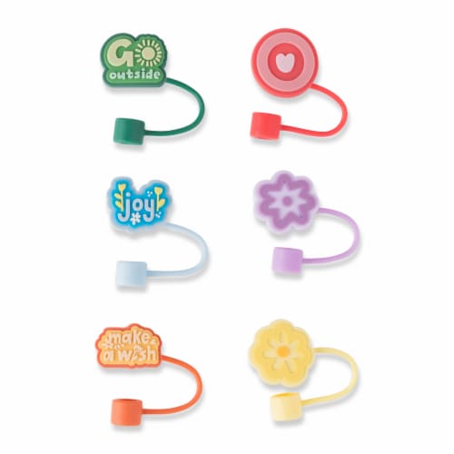 Manna Figural Straw Toppers Perspective: back