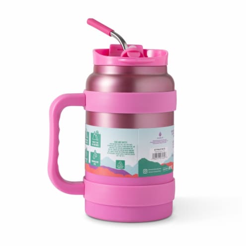 Manna™ Sawyer™ Stainless Steel Bottle - Pink Perspective: back