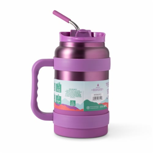 Manna™ Sawyer™ Stainless Steel Bottle - Purple Perspective: back