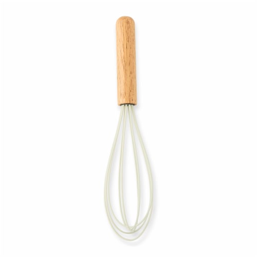 Core™ Kitchen Silicone & Rubberwood Whisk - Beige Perspective: back