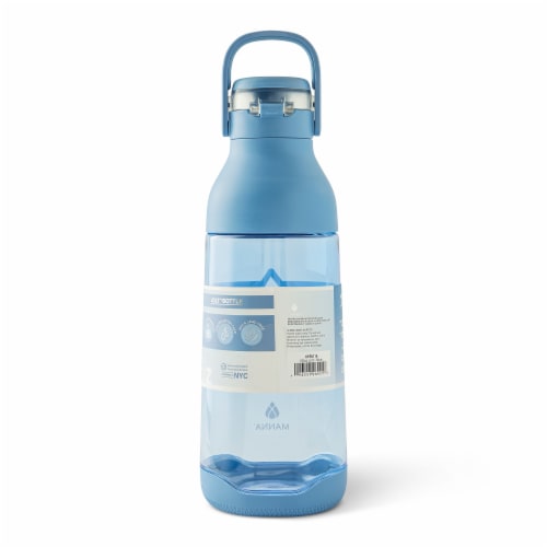 Manna™ Jolt Bottle - Blue Perspective: back