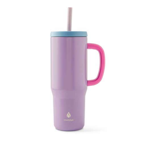 Manna™ Handled Tumbler - Purple Perspective: back