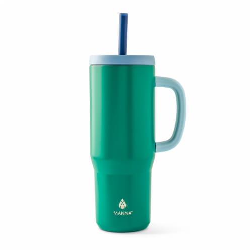 Manna™ Handled Tumbler - Teal Perspective: back