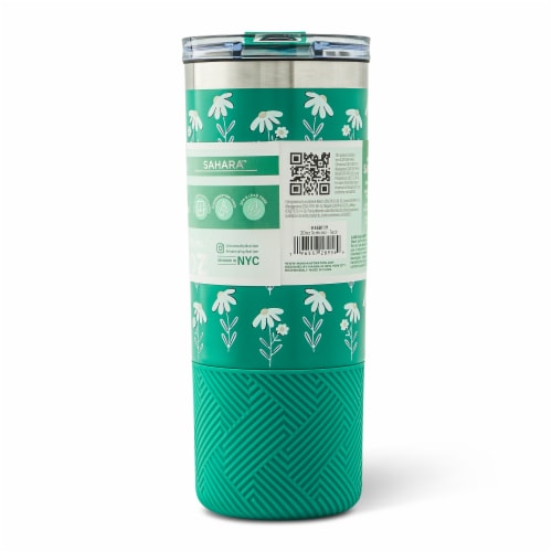 Manna 20-Ounce Stainless Steel Tumbler - Sahara Teal Perspective: back