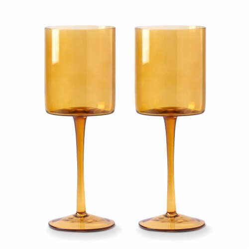 Core™ Home Wine Glass - Amber Perspective: back