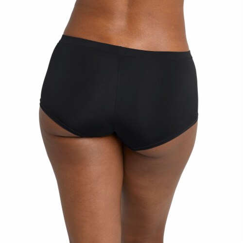 Maidenform Pure Comfort Barely There Boyshort Black Perspective: back
