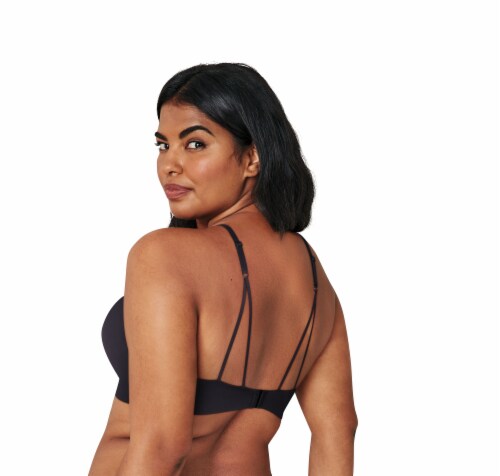 MAIDENFORM Barely There Invisible Support FlexWire Bra - Black Perspective: back