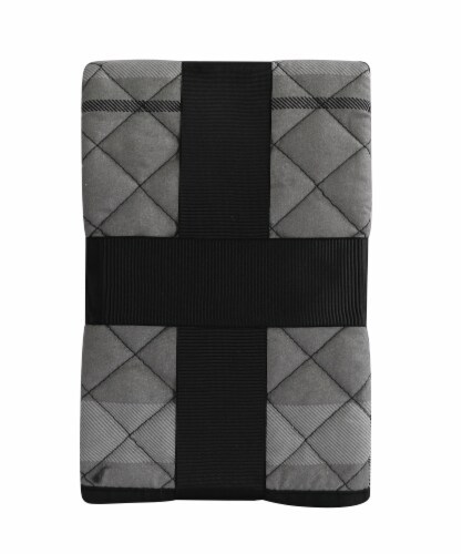 Coleman Quilted Standard Sham - Gregory Plaid Perspective: back
