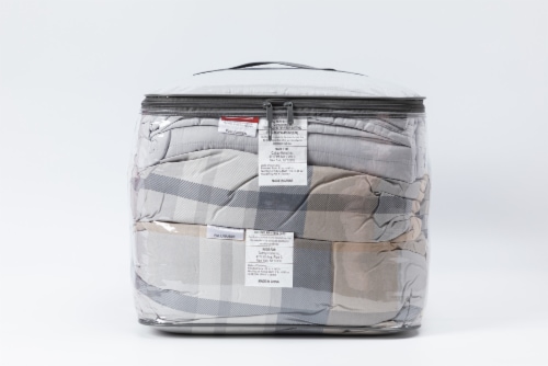 Coleman 4 Piece Comforter Set - Cascadia Plaid Perspective: back