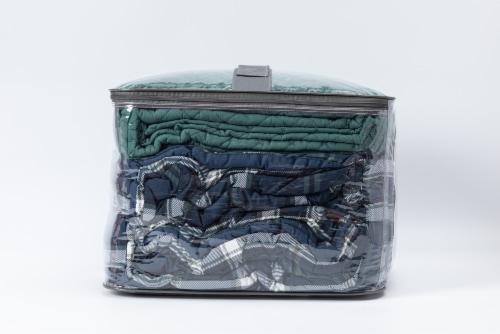 Coleman Bedding Comforter Set King - 4 pack Westcott Plaid Perspective: back