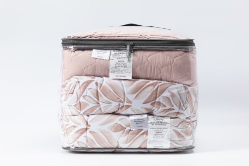 Ellen Tracy 4 Piece Comforter Set - Leaf Perspective: back