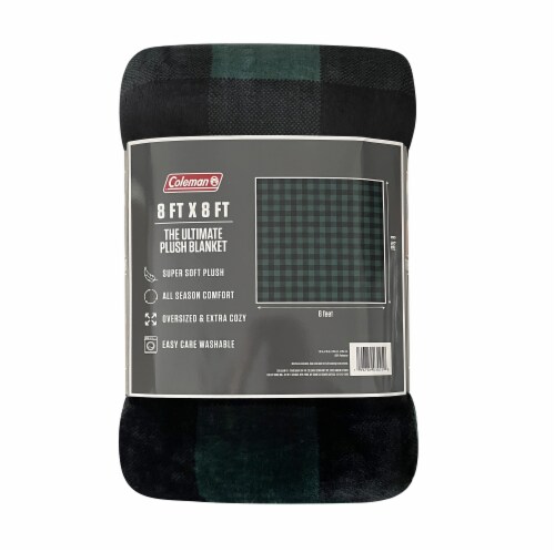 Coleman® Buffalo Check Blanket - Green Perspective: back
