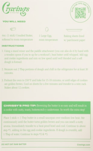 Cravings By Chrissy Teigen The Perfect Chocolate Chunk Cookie Mix Perspective: back