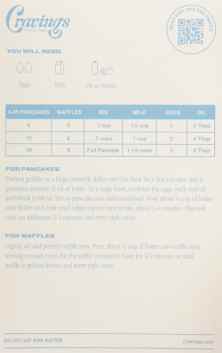 Craving's by Chrissy Buttermilk Mochi Pancake & Waffle Mix Perspective: back