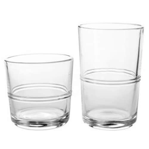 Our Table™ Banded Drinking Glasses (Set of 12), 12 units - Baker's