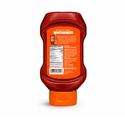 Whataburger® Spicy Ketchup With Cholula® Hot Sauce Perspective: back