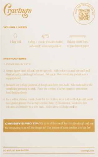 Cravings by Chrissy Teigen John's Glorious Golden Cookie Mix Perspective: back
