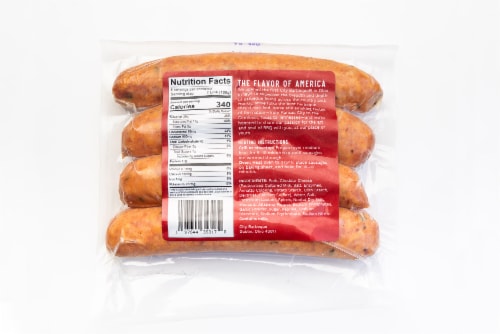 City Barbeque® Jalapeno Cheddar Smoked Sausage Perspective: back