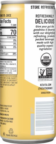 Kevita® Lemon Ginger Probiotic Sparkling Drink Perspective: back