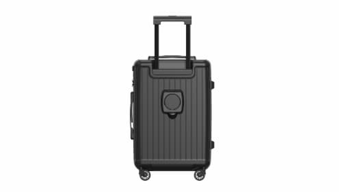 Travelhouse London 20 Inch Spinner Trolley - Black Perspective: back