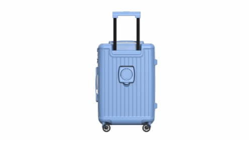 Travelhouse London 20 Inch Spinner Trolley - Blue Perspective: back