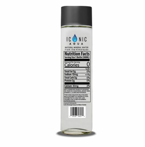 Iconic Agua Natural Mineral Water Perspective: back
