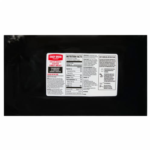 Shady Brook Farms® Cranberry and Smoked Gouda Stuffed Turkey Breast Perspective: back