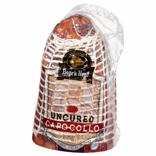 Boar’s Head Uncured Capocollo Perspective: back