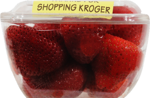In-Store Cut Strawberry Small Cup Perspective: back