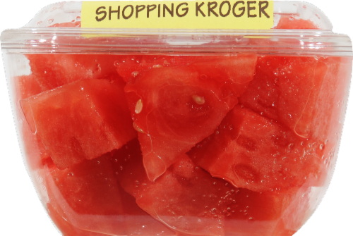 In-Store Cut Seedless Watermelon Small Cup Perspective: back
