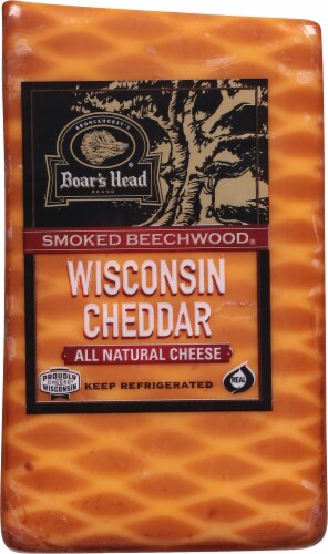 Boar's Head Smoked Beechwood Wisconsin Cheddar Cheese Perspective: back