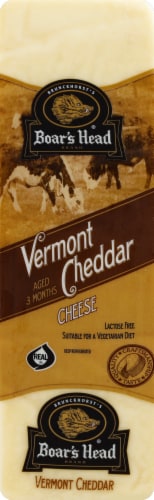 Boar’s Head Vermont Cheddar Cheese White Perspective: back