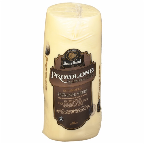 Boar's Head 43% Lower Sodium Provolone Cheese Perspective: back
