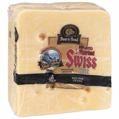 Boar’s Head Imported Switzerland Swiss Cheese Perspective: back
