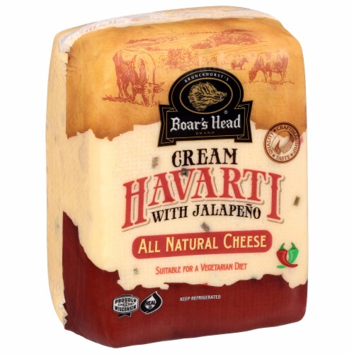Boar's Head Cream Havarti Cheese with Jalapeno Perspective: back