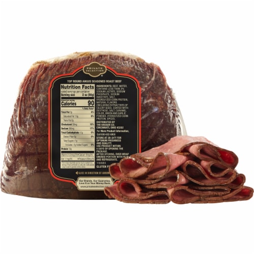 Private Selection™ Grab & Go Angus Roast Beef Fresh Sliced Deli Meat Perspective: back