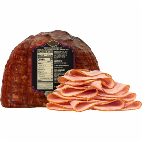 Private Selection™ Grab & Go Brown Sugar Ham Fresh Sliced Deli Meat Perspective: back