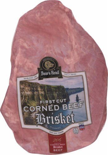 Boar’s Head First Cut Corned Beef Brisket Perspective: back