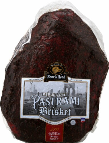 Boar’s Head First Cut Pastrami Brisket Perspective: back