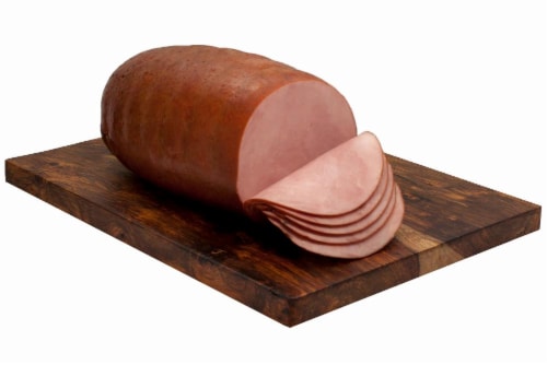 Heritage Farm Grab & Go Virginia Smoked Ham Fresh Sliced Deli Meat Perspective: back