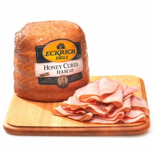 Grab & Go Eckrich Honey Ham Fresh Sliced Deli Meat Perspective: back