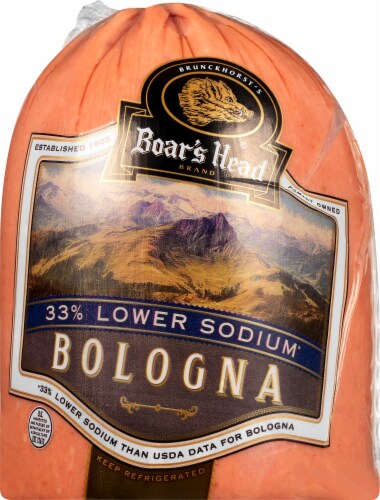 Boar’s Head 33% Lower Sodium Bologna Perspective: back