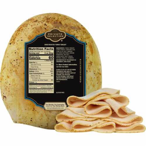 Private Selection™ Grab & Go Oven Roasted Turkey Breast Fresh Sliced Deli Meat Perspective: back