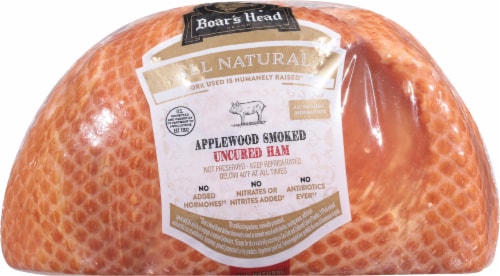 Boar’s Head All Natural Applewood Smoked Uncured Ham Perspective: back