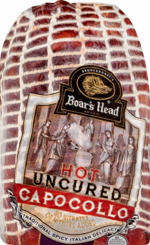 Boar’s Head Hot Uncured Capocollo Perspective: back