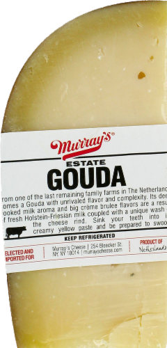 Murray's® Estate Gouda Cheese Perspective: back