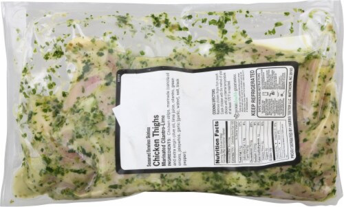 Harris Teeter Seasoned Boneless Skinless Chicken Thigh Perspective: back