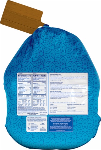 Kroger® Whole Frozen Turkey (10-14 lb) (Limit 1 at Sale Price) Perspective: back