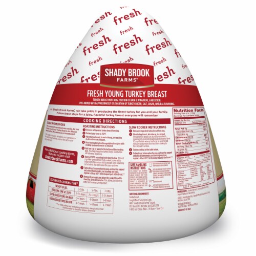 Shady Brook Farms® Fresh Young Bone-In Turkey Breast Perspective: back